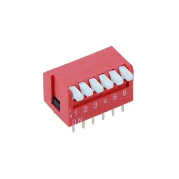 6 Pin Piyano Tip Dip Switch