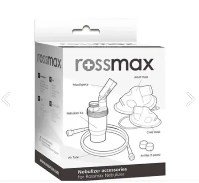 Rossmax nebulizatör maskesi ve seti