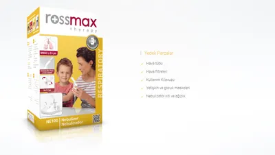 Rossmax ne100 kompresörlü nebülizatör