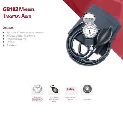 Rossmax gb102 manuel tansiyon aleti