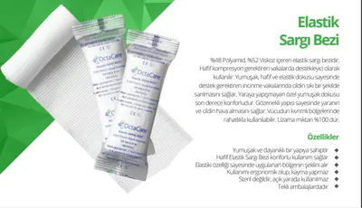 Elastik sargı bezi 5 cm x 4 m 50 adet