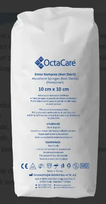 Emici kompres 4 kat non steril 10cm x 10cm 200 adet