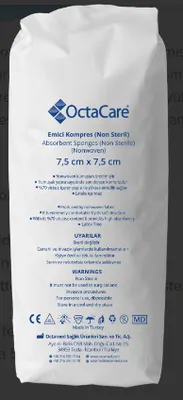 Emici kompres 4 kat non steril 7,5cm x 7,5cm 200 adet