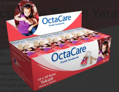 Cilt dostu tekstil yara bandı