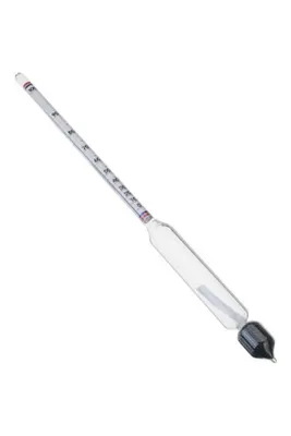 Cam alkol-metre 0-100 derece arası alkol seviyesi ölçer 27 cm