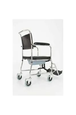 Klozetli katlanabilir tekerlekli sandalye