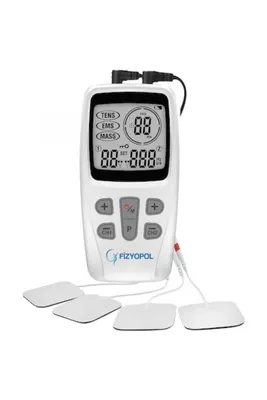 Fizyopol x-pool 2 kanallı 3 lü teapi tens cihazı ems cihazı porttatif bataryalı 3-in-1