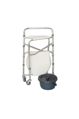 Tekerlekli komot – Fonksiyonel ergonomik tasarım | MEDİKALCİM