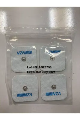 VZN Çıtçıtlı Tens Pedi - Ergonomik ve Kolay Kullanım