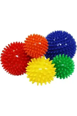 X Pool Dikenli Masaj Topu Seti, 5 Adet, Ergonomik Tasarım