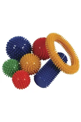 Dikenli masaj top, rulo çember set 7li set