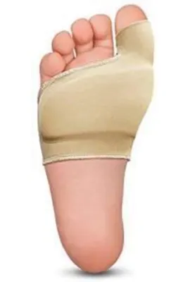 F-42-46/47 kumaş kaplı silikon metatars ve ayak baş parmak hallux valgus koruyucu