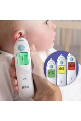 Braun kulaktan ateş ölçer irt 6520 thermoscan