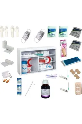 MEDİKALCİM Plastik Ecza Dolabı - Dayanıklı ve Ergonomik