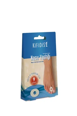 Yün keçe oval nasır yastığı 9 adet – Kifidis