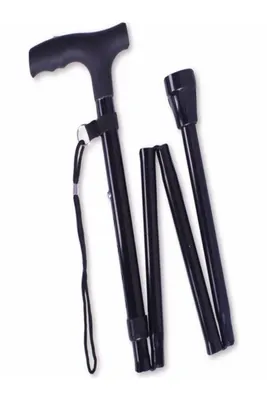 Medikalcim Katlanır Ayarlanabilir Baston - Ergonomik Destek