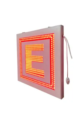Baskı Madeni Eczane E Logo Tabela - Çift Taraflı LED