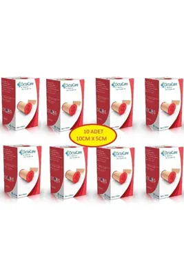 Octacare bez tıbbi flaster 5m x 10cm 10 adet