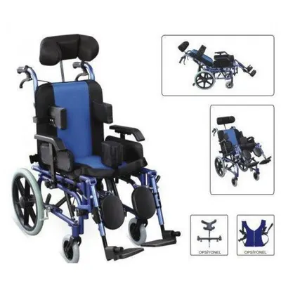 Ky958lc-a36 cp özellikli pediatrik tekerlekli sandalye