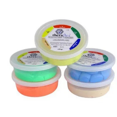 Msd theraflex putty el egzersiz hamuru kırmızı-orta