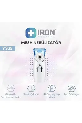İron Medikal Iron Mesh Nebülizatör - Pratik ve Taşınabilir