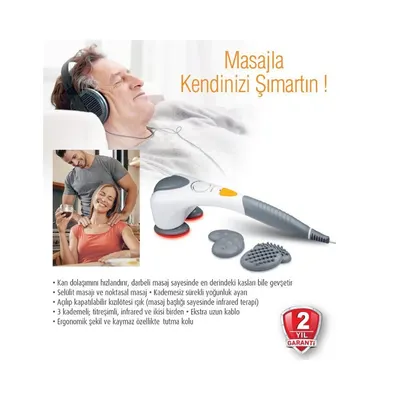 Medisana fml 48312-kızılötesi özellikli esnek başlı masaj aleti