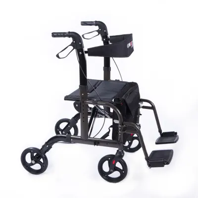 Dm-9124 lüx ayak pedallı alüminyum rolatör