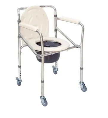 Comfort Plus Katlanabilir Tekerlekli Sandalye - Klozetli