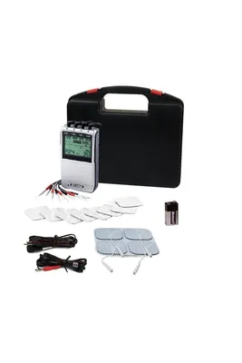 Everyway ev-906a portatif digital dört 4 kanallı masaj/tens/ems cihazı aleti