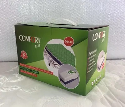 Baklava tipi havalı yatak – yeşil şilteli | Comfort Plus