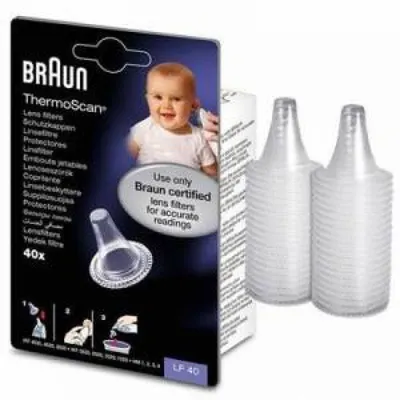 Braun LF 40 Termometre Yedek Filtresi, 40 Adet Orijinal