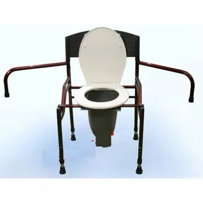 Yan kol açılır portatif hasta için seyyar wc