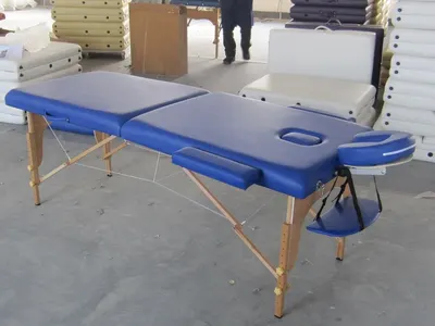 Masaj Masası Comfort Ahşap Ayaklı, Portatif Kolay Ayar