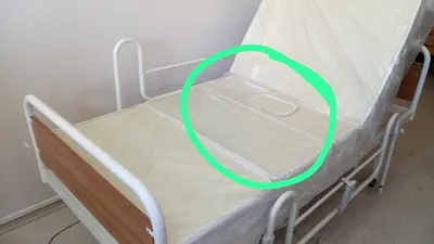 Emek Deri Kılıflı 2 Parça Hasta Yatağı Süngeri
