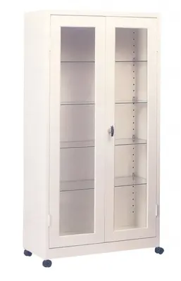 Doğuş Çelik Çift Kapılı Camlı İlaç Dolabı