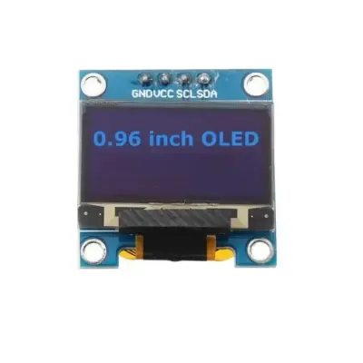 0.96 inch  I2C OLED Ekran 128x64-Mavi/Siyah