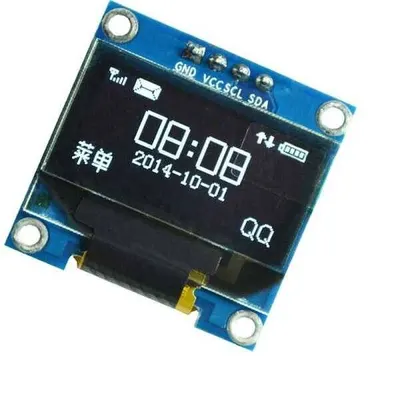 0.96 inch  I2C OLED Ekran 128x64-Beyaz-White