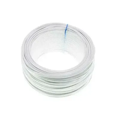100 Metre Tek Damarlı Montaj Kablosu 24 AWG - Beyaz