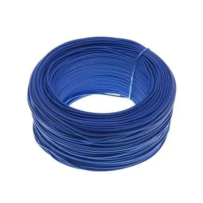 100 Metre Tek Damarlı Montaj Kablosu 24 AWG - Mavi