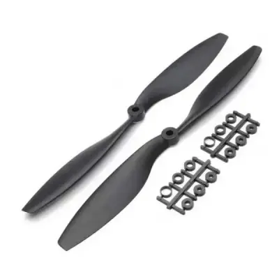 1045 Plastik Drone CW/CCW Pervane Seti-Siyah