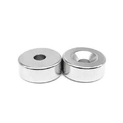 10x5-4mm Havşa Delikli Neodyum Güçlü Mıknatıs