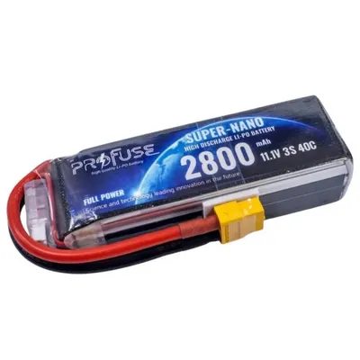 11.1V 3S 2800mAh 40C Lipo Batarya