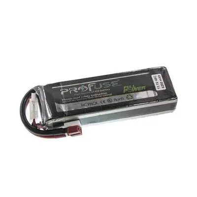 11.1V 3S Lipo Batarya 6200mAh 45C