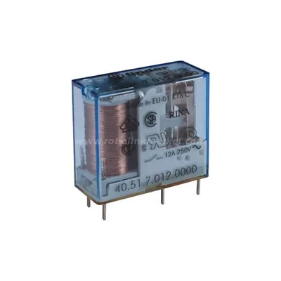 12V 10A Tek Kontak Finder Röle