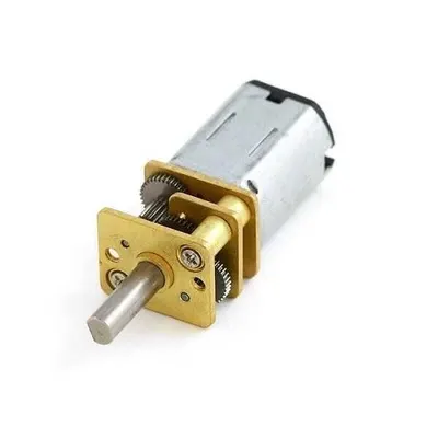 12V 12mm 500RPM Redüktörlü Mikro DC Motor