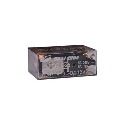 12V 5A Çift Kontak Röle - HLS-14F3L-DC12V-C