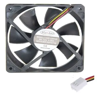 12V DC 3 KABLO FAN 120x120x25mm