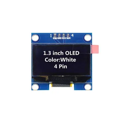 1.3 inch I2C OLED Ekran 128x64 - Beyaz