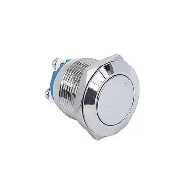 19mm Metal Buton Düz - PBS28B-2