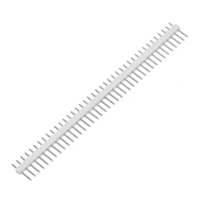 1x40 180 Derece Erkek Pin Header - Beyaz